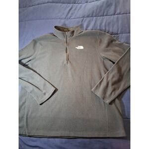 The North Face Sweater Men's XL‎ Black Fleece 1/4 Zip Pullover